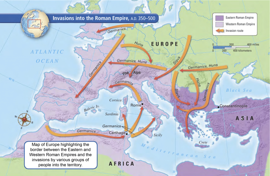 The Barbarian Invasions of the Roman Empire