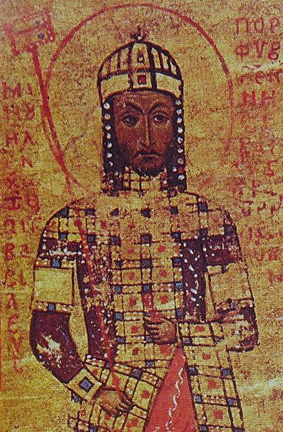 Contemporary interpretation of Emperor Manuel I in the Byzantine state. 