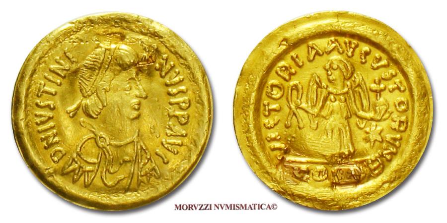 A Tremissis of the Emperor Justinian the Great