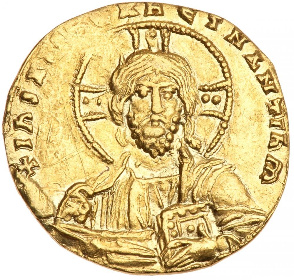 Jesus Christ on a Byzantine Coin
