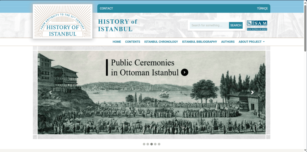 İSTANBUL TARİHİ Website