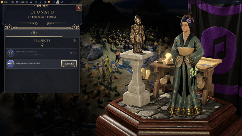 Civilization VII Jomon People, showing the game's emphasis of style over substance.